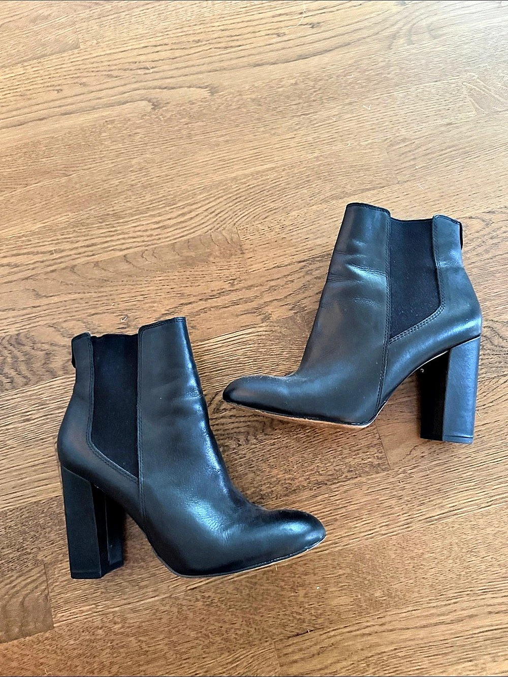 Sam Edelman Black Heeled Ankle Boots